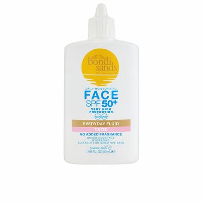 Everyday Parfümfreies getöntes Gesichtsfluid SPF 50+ 50 ml