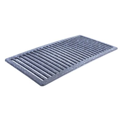 Grillrost Grillgitter Gusseisen Antihaftbeschichtet universell 62,5cm x 30,5cm