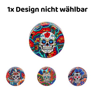 Atomic Taschenaschenbecher La Catrina aus Metall Ø6,5cm, nicht wählbar