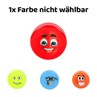 Atomic Taschenaschenbecher Smiley aus Metall Ø6,5cm, nicht wählbar