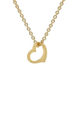 trendor Schmuck Kinder Herz-Anhänger 333 Gold Mit Vergoldeter Silberkette 28965