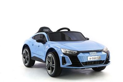 Elektro Kinderfahrzeug "Audi E-Tron GT" 12V7AH Akku 2 Motoren + Leder+EVA- Blau