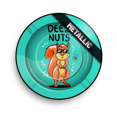 FIRE-FLOW Aschenbecher / Ashtray Small - Deez Nutz, Metall, Ø 14 cm