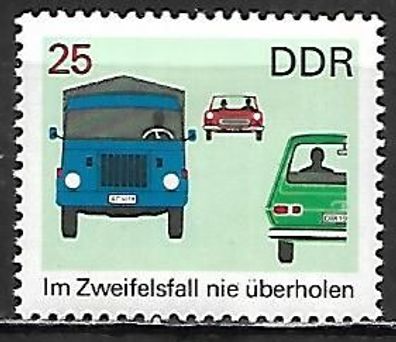 DDR postfrisch Michel Nummer 1447 mit Falz
