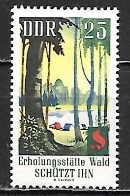DDR postfrisch Michel-Nummer 1465 mit Falz