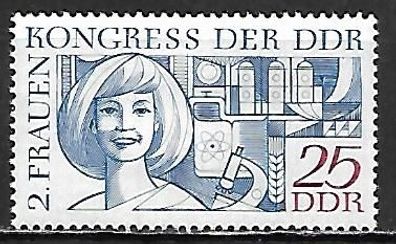 DDR postfrisch Michel-Nummer 1475 mit Falz