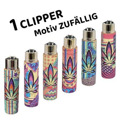 Clipper Reibradfeuerzeug Covers CORK LEAVES #36 - handvernäht! 1x