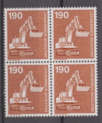 BRD 1982 postfriscn Freimarken Industrie und Technik MiNr. 1136 4er Block