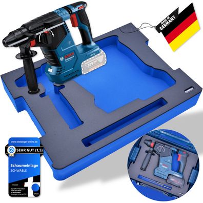 SCHWÄBLE® Schaumeinlage Schaumstoffeinlage für Bosch Akku-Bohrhammer GBH18V-24