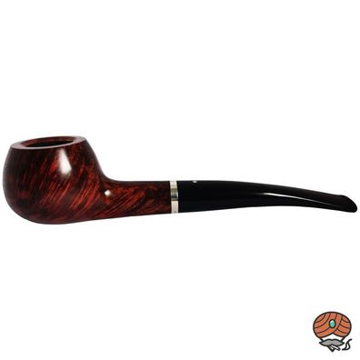 VAUEN Pfeife Royal 167, braun, glatt, 9mm Filter, Weißpunkt