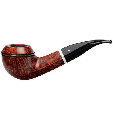 VAUEN Pfeife Royal 168, braun, glatt, 9mm Filter, Weißpunkt