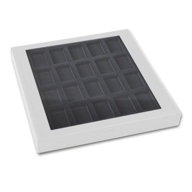 Zippo Sammlervitrine weiß für 20 Zippo Feuerzeuge