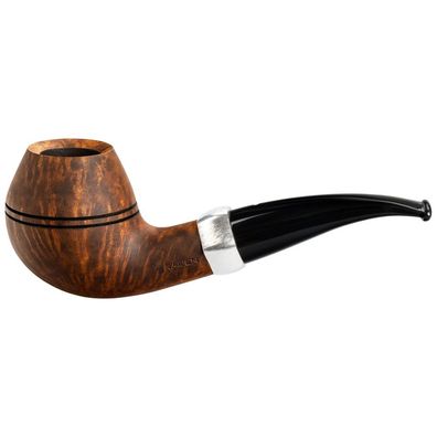 VAUEN Pfeife Tuerca 146, dunkelbraun, glatt, 9mm Filter, Weißpunkt