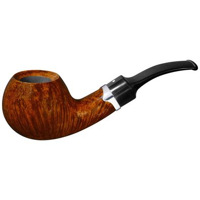 VAUEN Pfeife Finn FN 137, hellbraun, glatt, 9mm Filter, Weißpunkt