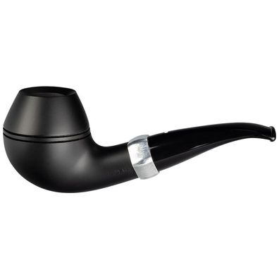 VAUEN Pfeife Tuerca 246, schwarz, glatt, 9mm Filter, Weißpunkt