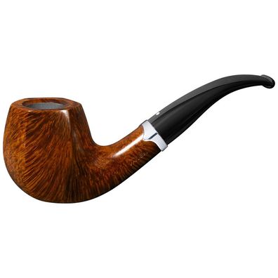 VAUEN Pfeife Finn FN 106, hellbraun, glatt, 9mm Filter, Weißpunkt