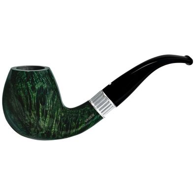 VAUEN Pfeife Kensington KS 173, grün, glatt, 9mm Filter, Weißpunkt