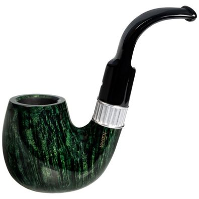 VAUEN Pfeife Kensington KS 153, grün, glatt, 9mm Filter, Weißpunkt