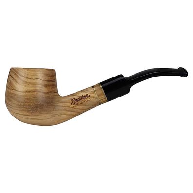 Passatore Pfeife Graziosa Oliva Modell 770, gebogen, hellbraun