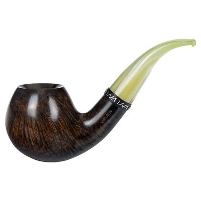 VAUEN Pfeife Lindis 2219, dunkelbraun, glatt, 9mm Filter