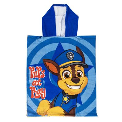 Paw Patrol Badeponcho für Kinder Hochwertiger Frottee aus Mikrofaser