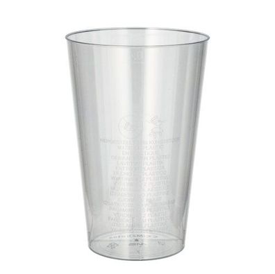 10 x 50 Trinkbecher, PS 0,4 l Ø 9 cm · 13 cm glasklar