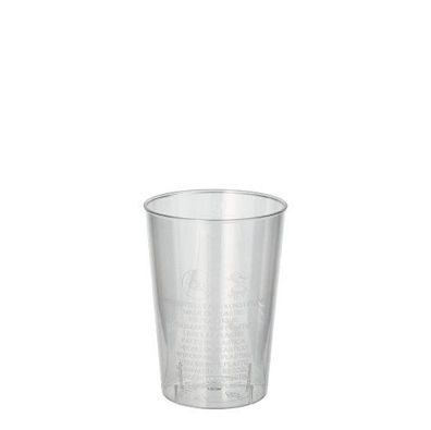 25 x 40 Trinkbecher, PS 0,1 l Ø 5,5 cm · 7,5 cm glasklar