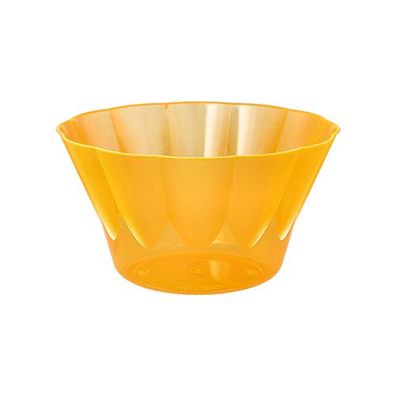 4 x 50 Eis- und Dessertschalen, PS rund 500 ml Ø 13 cm · 7,5 cm orange
