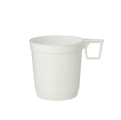 25 x 40 Kaffeetassen, PS 0,25 l Ø 8 cm · 8,5 cm weiss