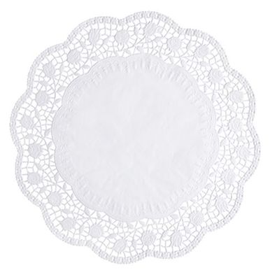 20 x 100 Tortenspitzen rund Ø 36 cm weiss