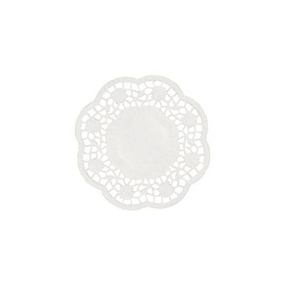10 x 1000 Teller- und Tassendeckchen rund Ø 10 cm weiss