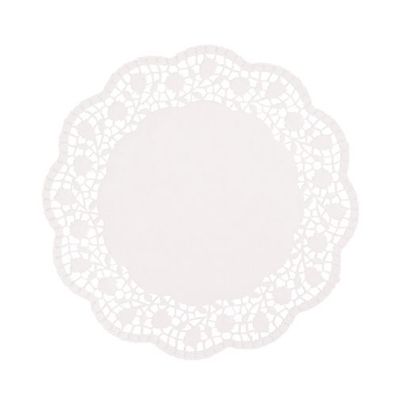 20 x 100 Tortenspitzen rund Ø 25 cm weiss