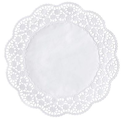 25 x 12 Tortenspitzen rund Ø 36 cm weiss