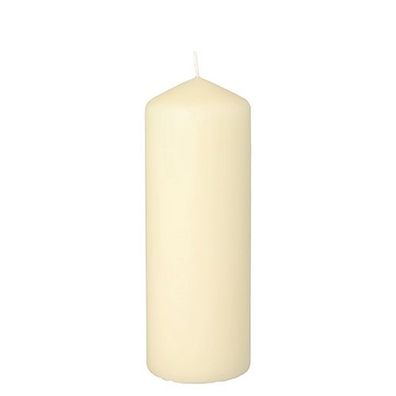 10 x Stumpenkerze Ø 60 mm · 165 mm creme