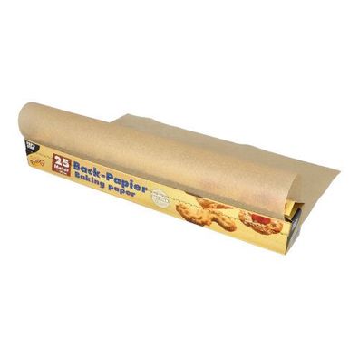 24 x Backpapier 25 m x 38 cm braun in Faltschachtel