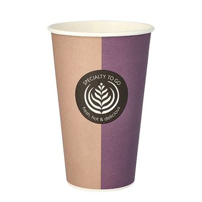 20 x 50 Trinkbecher, Pappe "To Go" 0,4 l Ø 9 cm · 13,5 cm