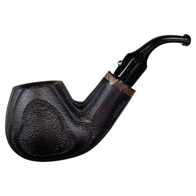 White Elephant Pfeife Cameroon 1, schwarz, sandgestrahlt