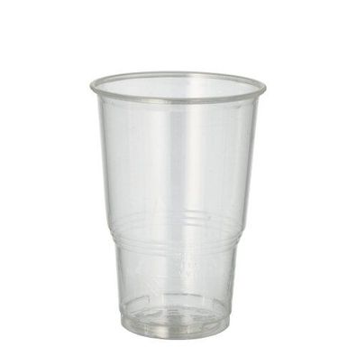 30 x 70 Kaltgetränkebecher, PLA "pure" 0,25 l Ø 7,8 cm · 11 cm glasklar mit Schaumran