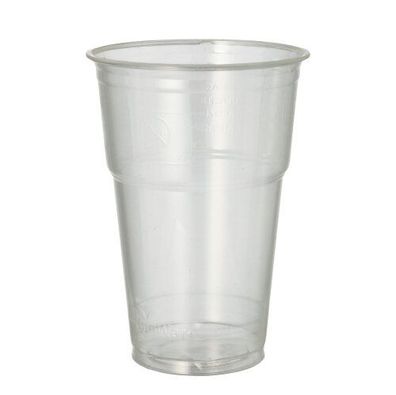16 x 70 Kaltgetränkebecher, PLA "pure" 0,4 l Ø 9,5 cm · 13,2 cm glasklar mit Schaumra