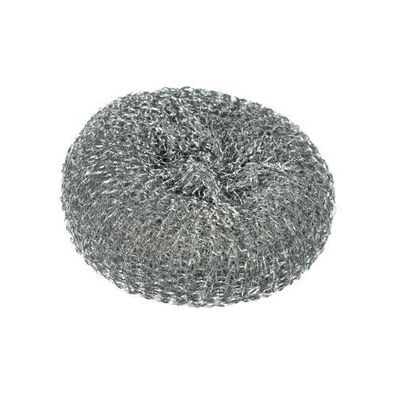 3 x 10 Topfreiniger, Draht rund Ø 13 cm · 4,5 cm silber , kratzend
