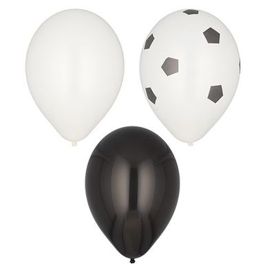 12 x 8 Luftballons Ø 29 cm farbig sortiert "Football"