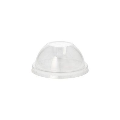 20 x 50 Dom-Deckel, PET rund Ø 8 cm · 4 cm glasklar ohne Lochung
