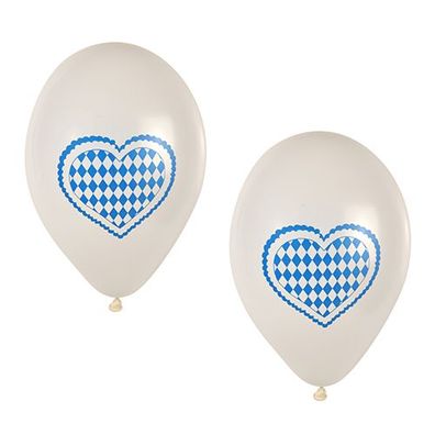 12 x 20 Luftballons Ø 25 cm "Bayrisch Blau"