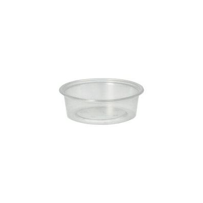 20 x 50 Dressingbecher, PP rund 50 ml Ø 7,1 cm · 2,4 cm transparent