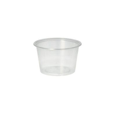 20 x 50 Dressingbecher, PP rund 100 ml Ø 7,1 cm · 4,3 cm transparent