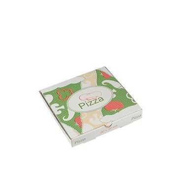 1 x 100 Pizzakartons, Cellulose "pure" eckig 20 cm x 20 cm x 3 cm
