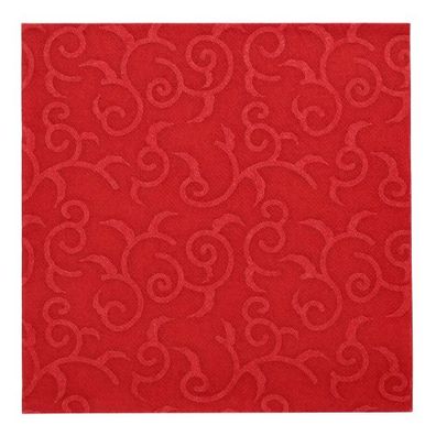 5 x 50 Servietten "ROYAL Collection" 1/4-Falz 40 cm x 40 cm bordeaux "Casali"