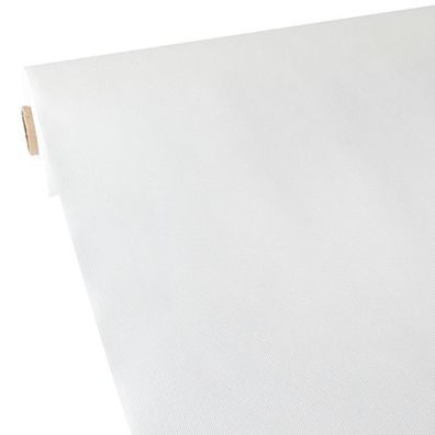 2 x Tischdecke, stoffähnlich, Vlies "soft selection" 40 m x 0,9 m weiss