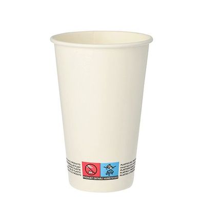 20 x 50 Trinkbecher, Pappe "To Go" 0,3 l Ø 8 cm · 11,7 cm weiss
