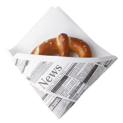20 x 50 Snackservietten, stoffähnlich, Airlaid 1/4-Falz 32,5 cm x 30,5 cm weiss "News